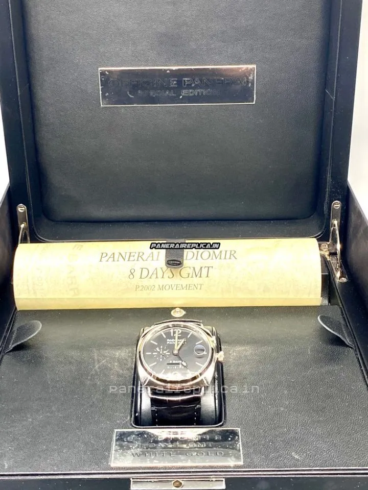 Alternative view of Cheap Copy Panerai Special Editions 45mm White Gold Case Mens/unisex Manual Winding Watch