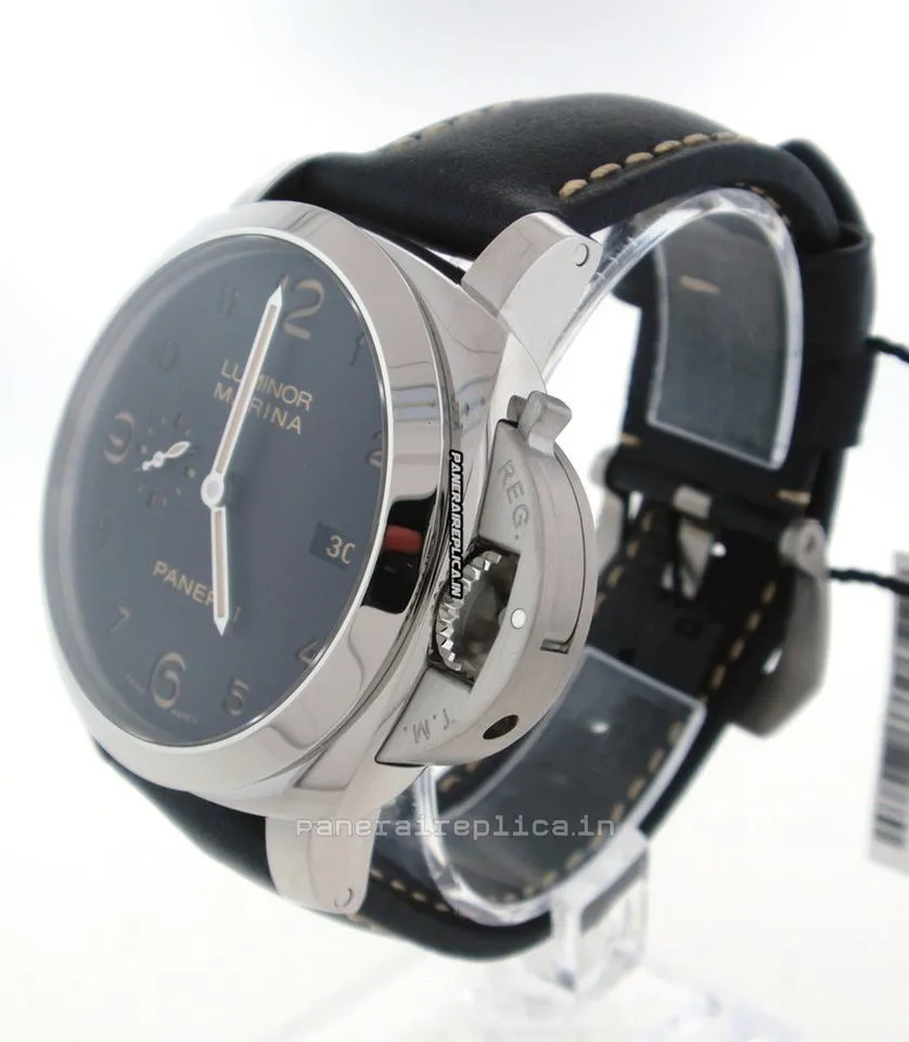 Alternative view of Inexpensive Replica Panerai Luminor Marina 44mm Steel Case Mens/unisex Automatic Watch