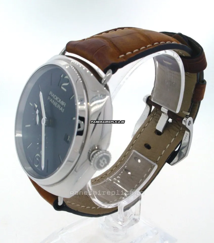 Alternative view of Swiss Copy Panerai Radiomir 10 Days Gmt 47mm Steel Case Mens/unisex Manual Winding Watch