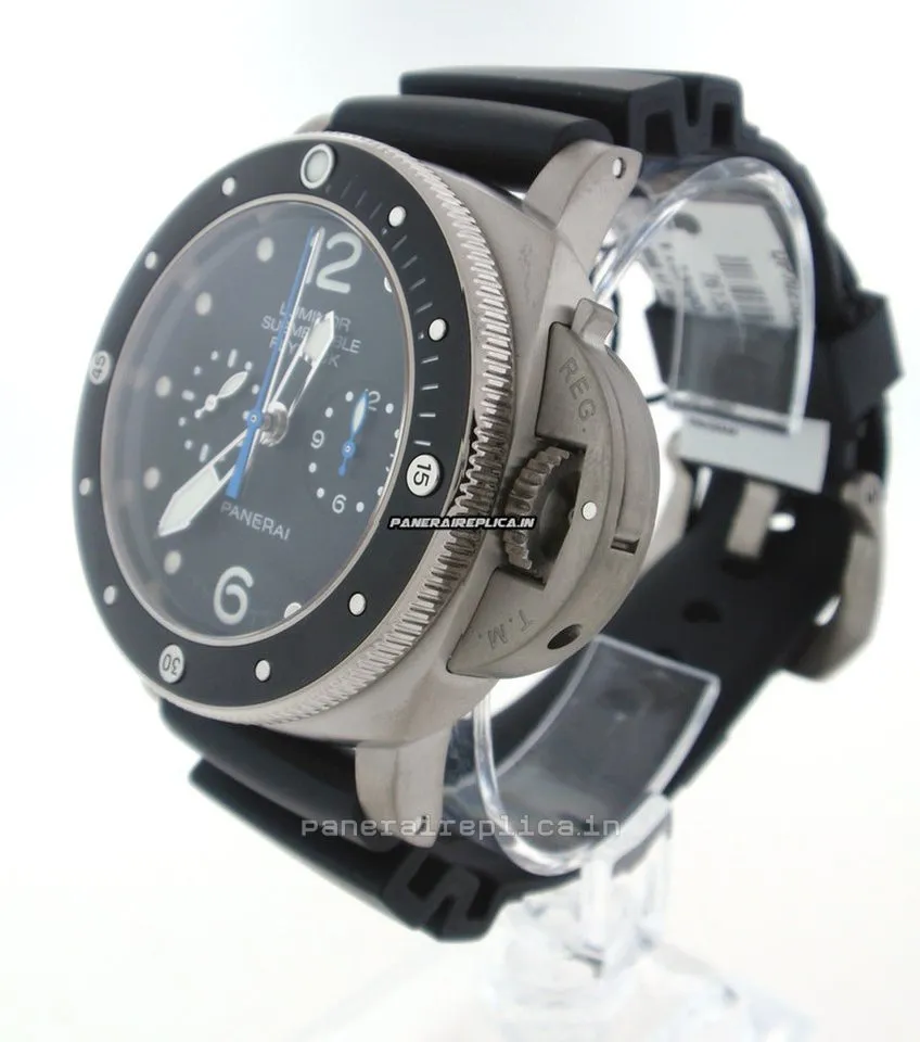 Alternative view of Cool Fake Panerai Luminor Submersible 47mm Titanium Case Mens/unisex Automatic Watch
