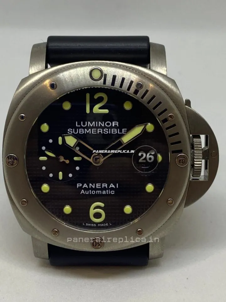 Remarkable Imitation Panerai Luminor Submersible 44mm Titanium Case Mens/unisex Automatic Watch