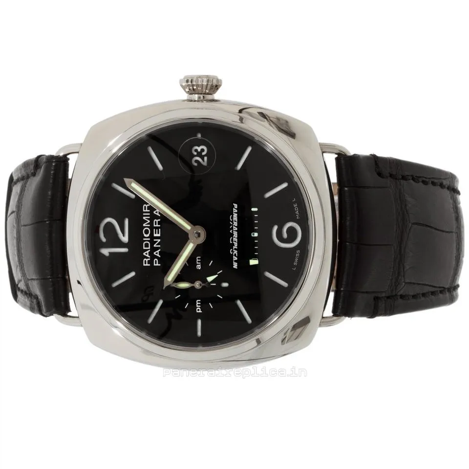 Alternative view of Discount Copies Panerai Special Editions 45mm White Gold Case Mens/unisex Manual Winding Watch