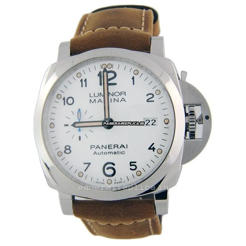 Alternative view of Wonderful Imitation Panerai Luminor Marina 44mm Steel Case Mens/unisex Automatic Watch