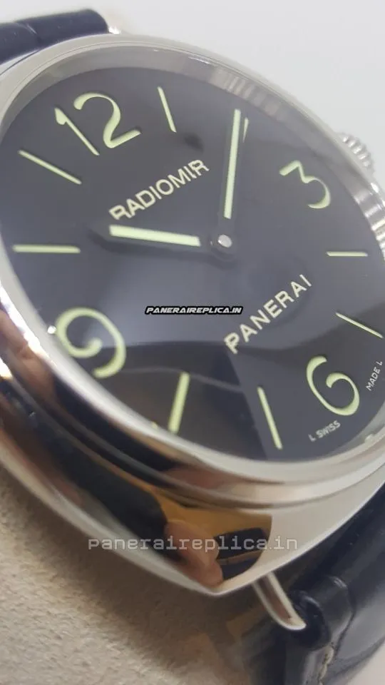 Alternative view of Top Knockoff Panerai Radiomir 45mm Steel Case Mens/unisex Manual Winding Watch