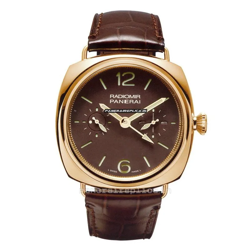 Discount Copies Panerai Special Editions 48mm Rose Gold Case Mens/unisex Manual Winding Watch