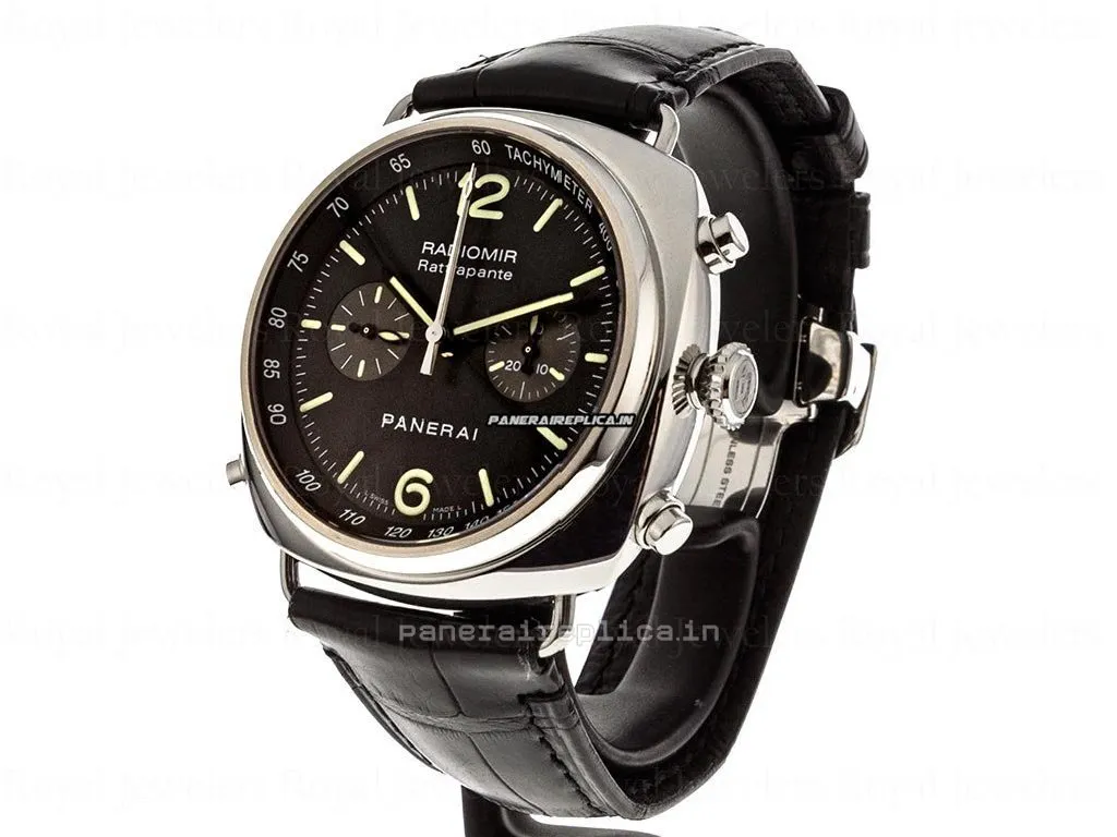 Wonderful Fakes Panerai Radiomir Rattrapante 45mm Steel Case Mens/unisex Automatic Watch