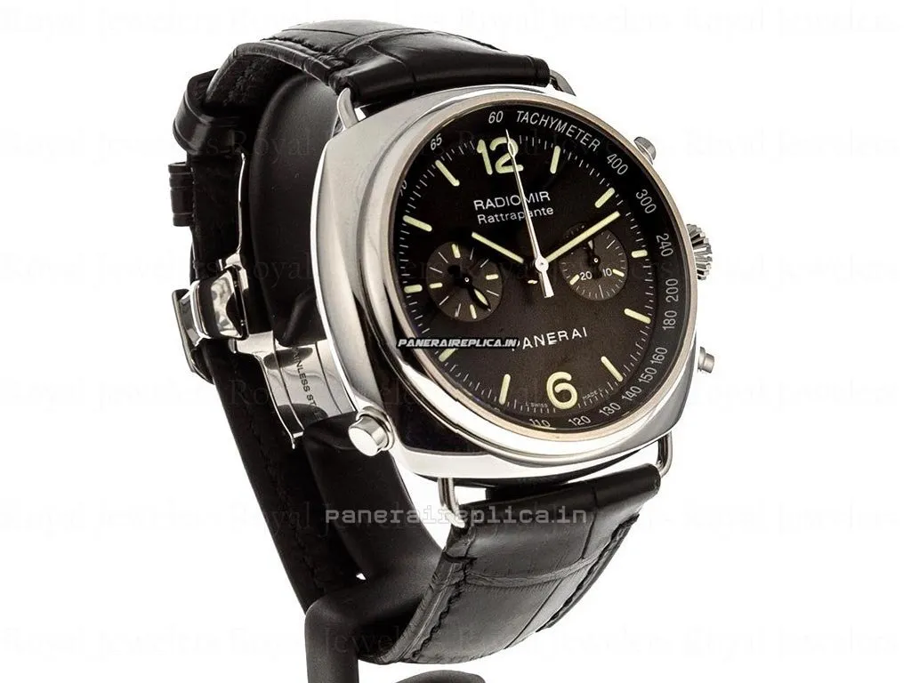 Alternative view of Wonderful Fakes Panerai Radiomir Rattrapante 45mm Steel Case Mens/unisex Automatic Watch