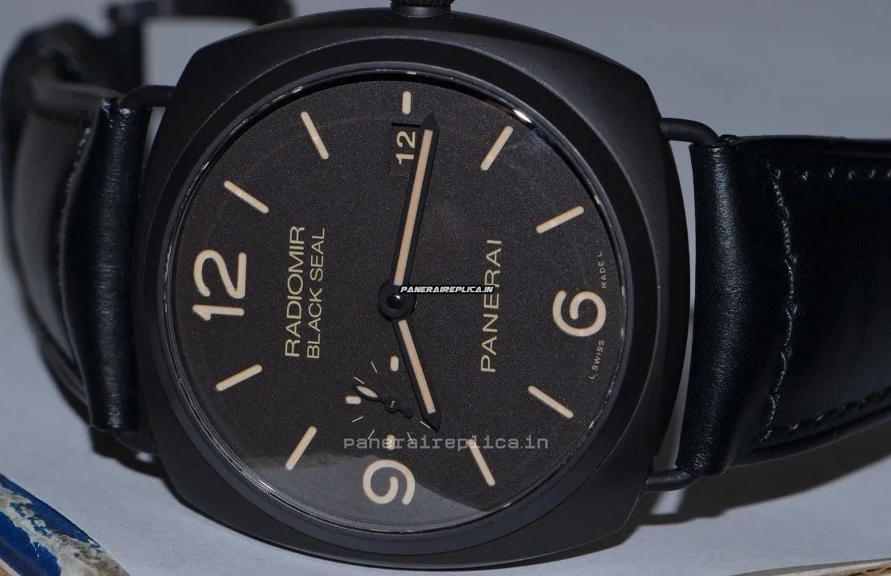 Reliable Knockoff Panerai Radiomir Black Seal 45mm Ceramic Case Mens/unisex Manual Winding Watch