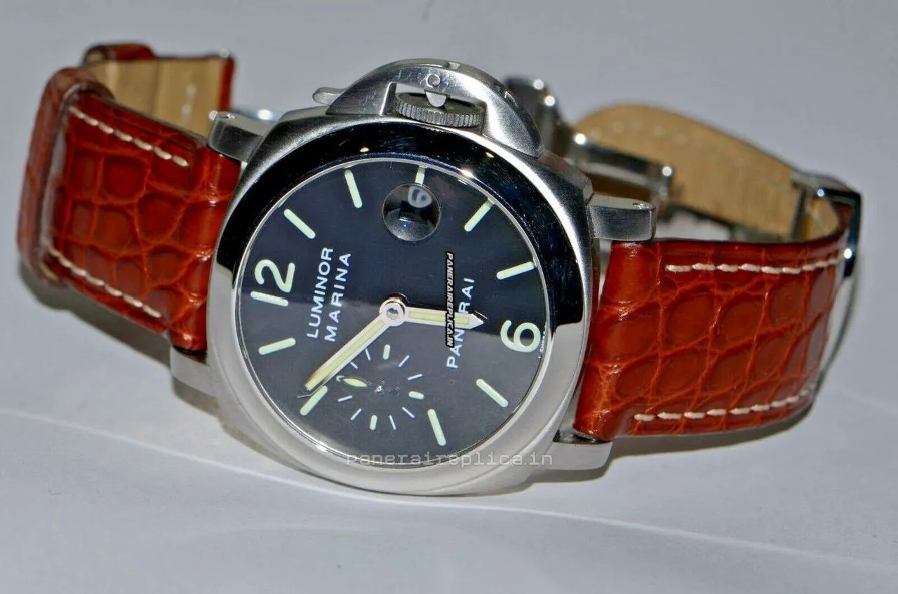 Alternative view of Distinctive Replica Panerai Luminor Marina 40mm Steel Case Mens/unisex Automatic Watch