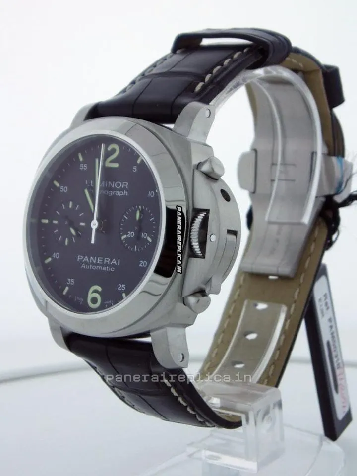 Alternative view of Luxury Imitation Panerai Luminor Chrono 40mm Steel Case Mens/unisex Automatic Watch