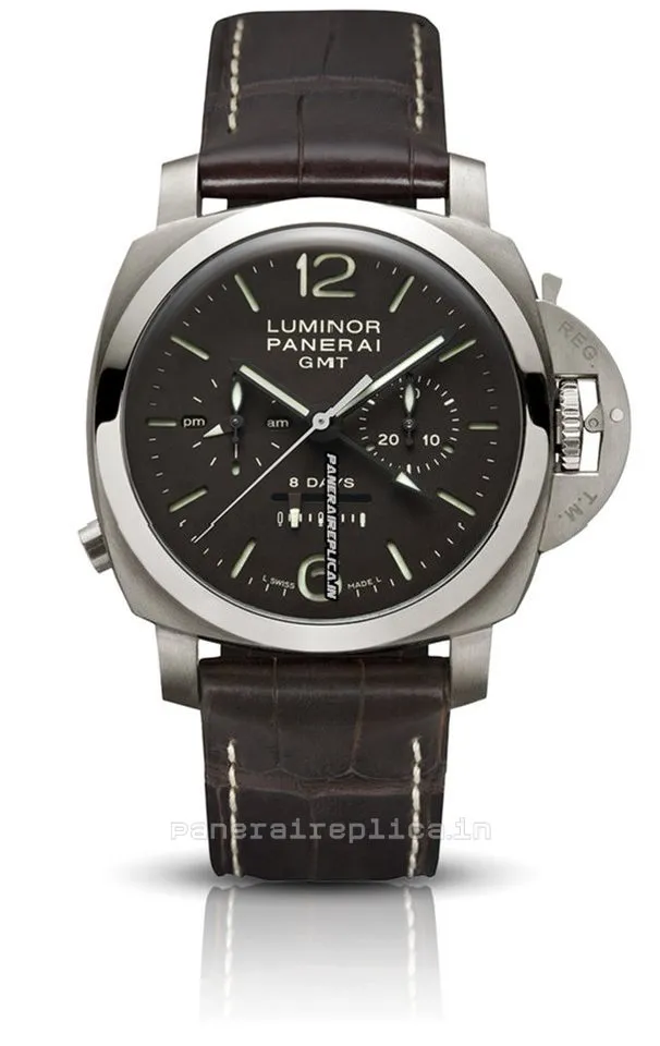 Alternative view of Swiss Copy Panerai Luminor 1950 44mm Titanium Case Mens/unisex Manual Winding Watch