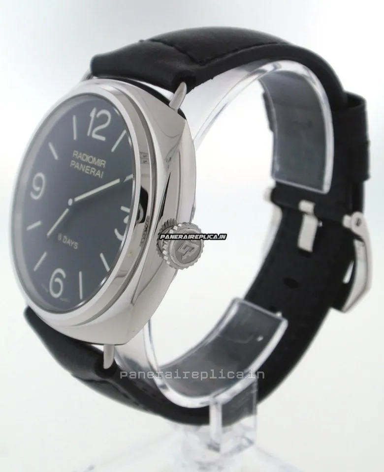 Alternative view of Lovely Copy Panerai Radiomir 8 Days Gmt 45mm Steel Case Mens/unisex Manual Winding Watch
