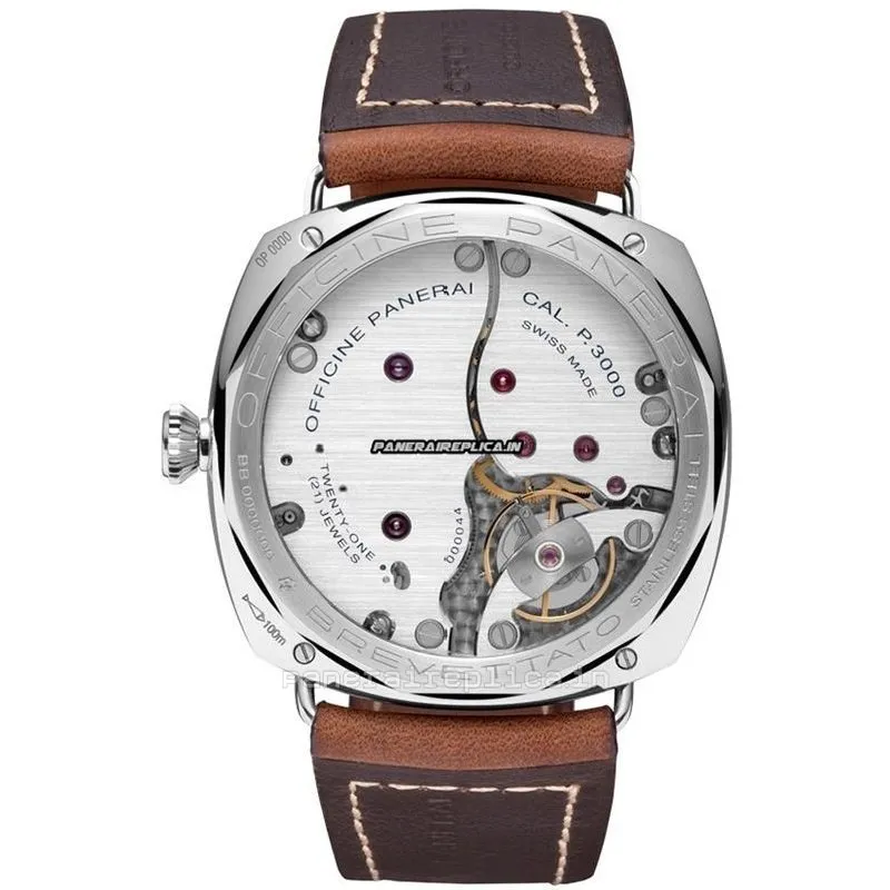Alternative view of Fabulous Copies Panerai Radiomir 3 Days Gmt 47mm Steel Case Mens/unisex Manual Winding Watch