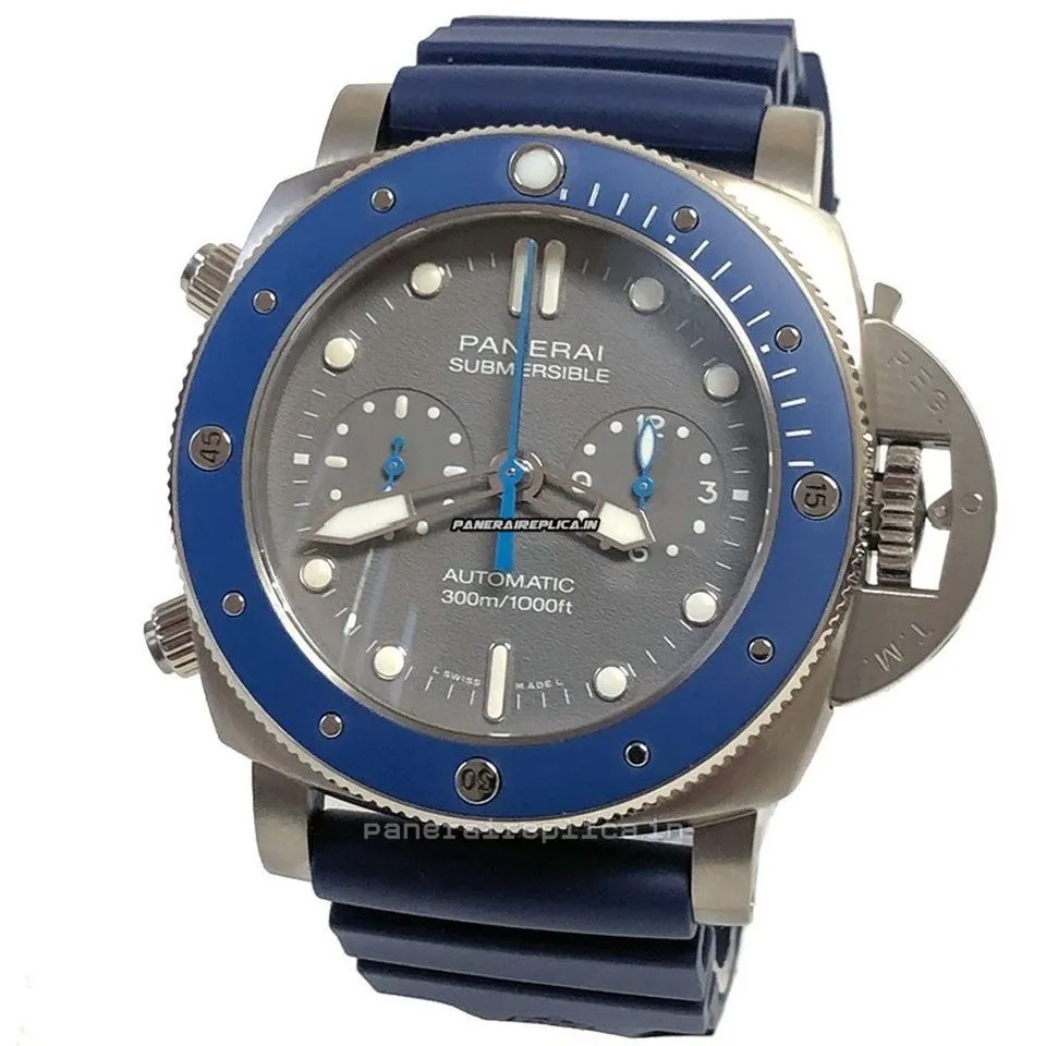 Alternative view of High Quality Fake Panerai Luminor Submersible 47mm Titanium Case Mens/unisex Automatic Watch