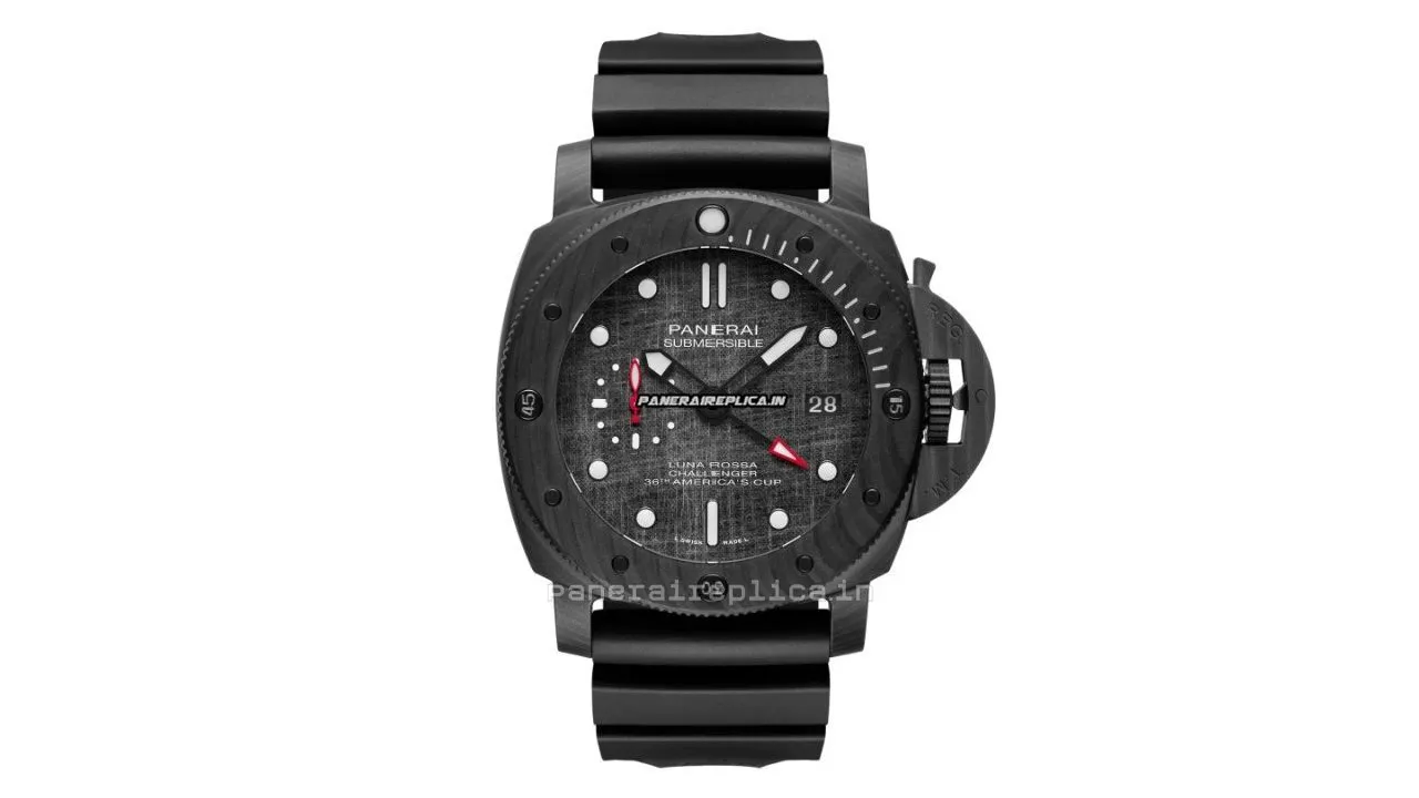 Inexpensive Clone Panerai Panerai Watches 47mm Carbon Case Mens/unisex Automatic Watch