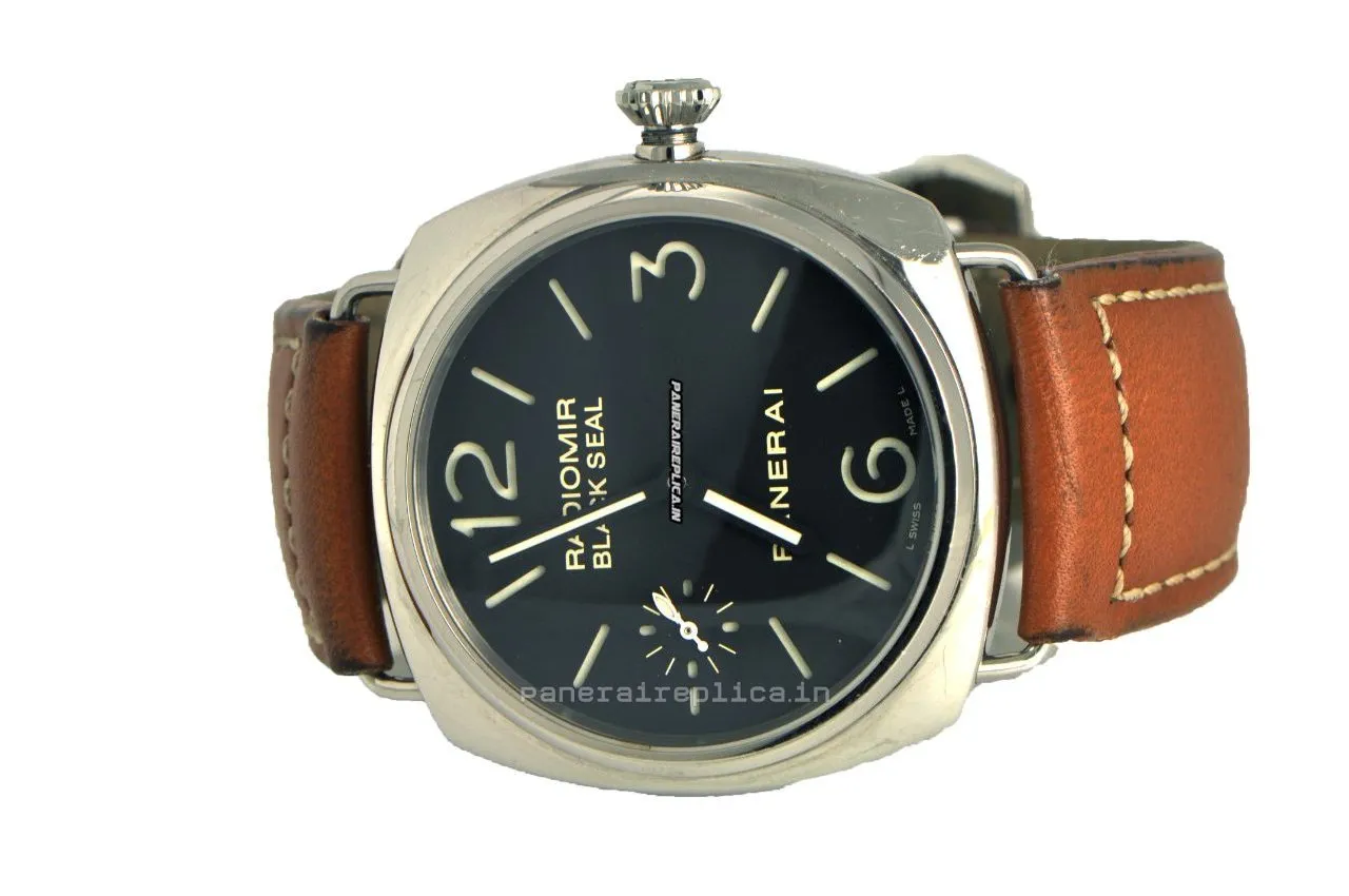 Alternative view of Beautiful Clone Panerai Radiomir Black Seal 45mm Steel Case Mens/unisex Manual Winding Watch