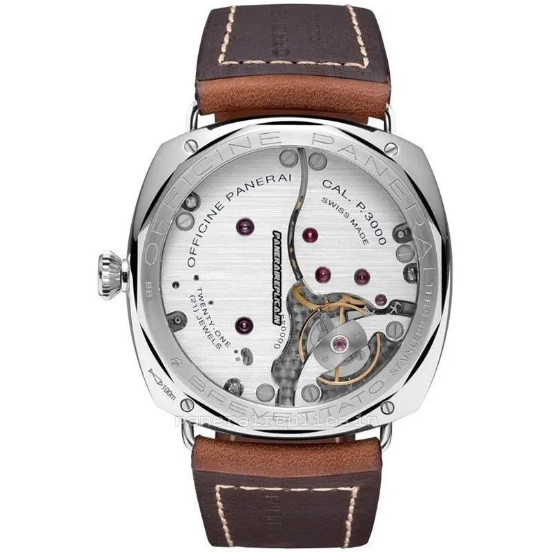 Alternative view of Ideal Replica Panerai Radiomir 3 Days Gmt 47mm Steel Case Mens/unisex Manual Winding Watch