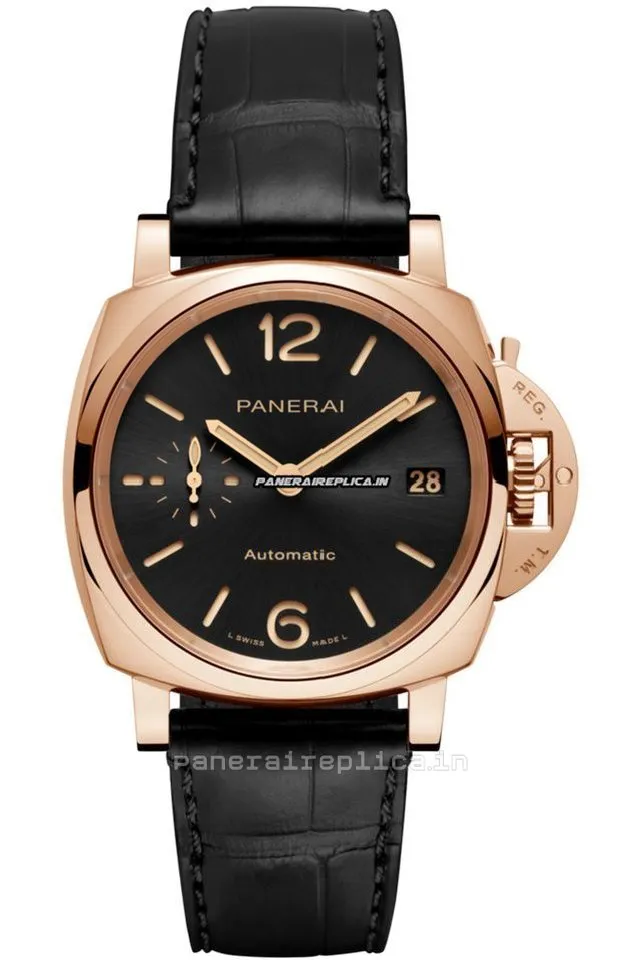 Best Fake Panerai Luminor Due 38mm Rose Gold Case Mens/unisex Automatic Watch