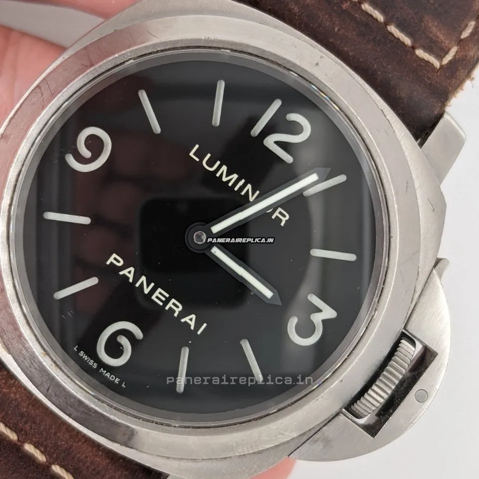 Alternative view of Design Copy Panerai Luminor Marina 44mm Titanium Case Mens/unisex Manual Winding Watch