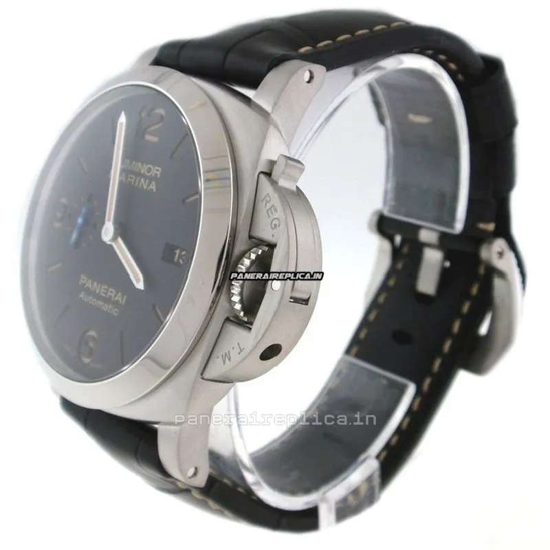 Alternative view of Superb Replica Panerai Luminor Marina 44mm Steel Case Mens/unisex Automatic Watch