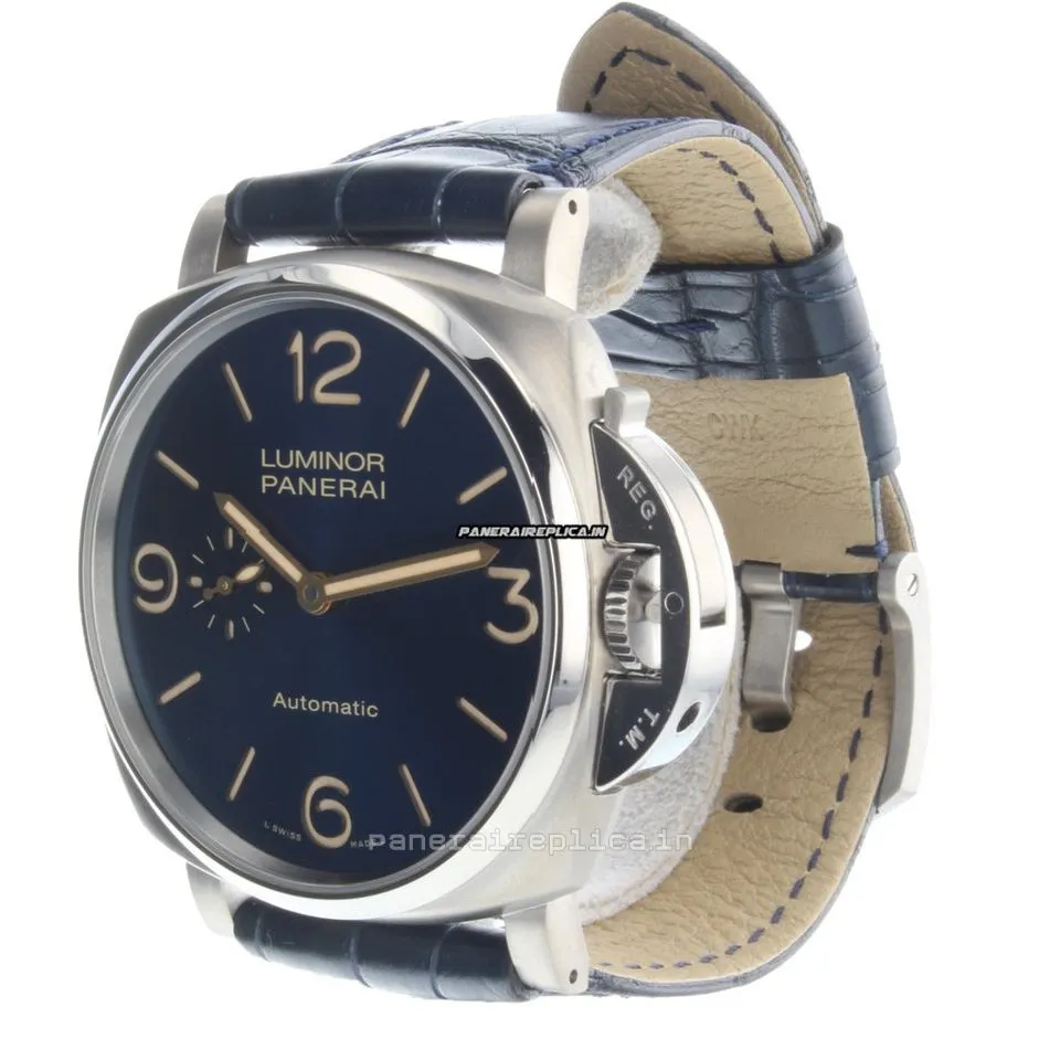 Alternative view of Well Made Replica Panerai Luminor Due 45mm Titanium Case Mens/unisex Automatic Watch