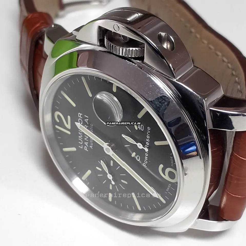 Alternative view of Aaa Copy Panerai Luminor Power Reserve Steel Case Mens/unisex Automatic Watch