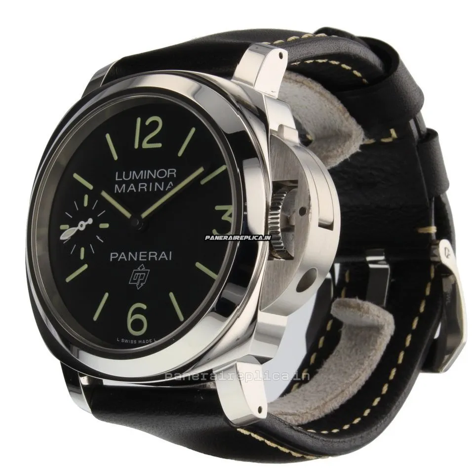 Alternative view of Inexpensive Imitation Panerai Luminor Marina 44mm Steel Case Mens/unisex Manual Winding Watch