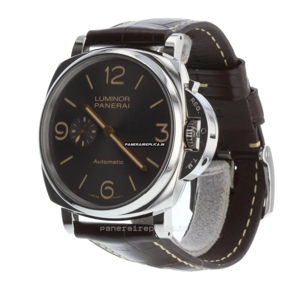 Alternative view of Unique Replica Panerai Luminor Due 45mm Steel Case Mens/unisex Automatic Watch