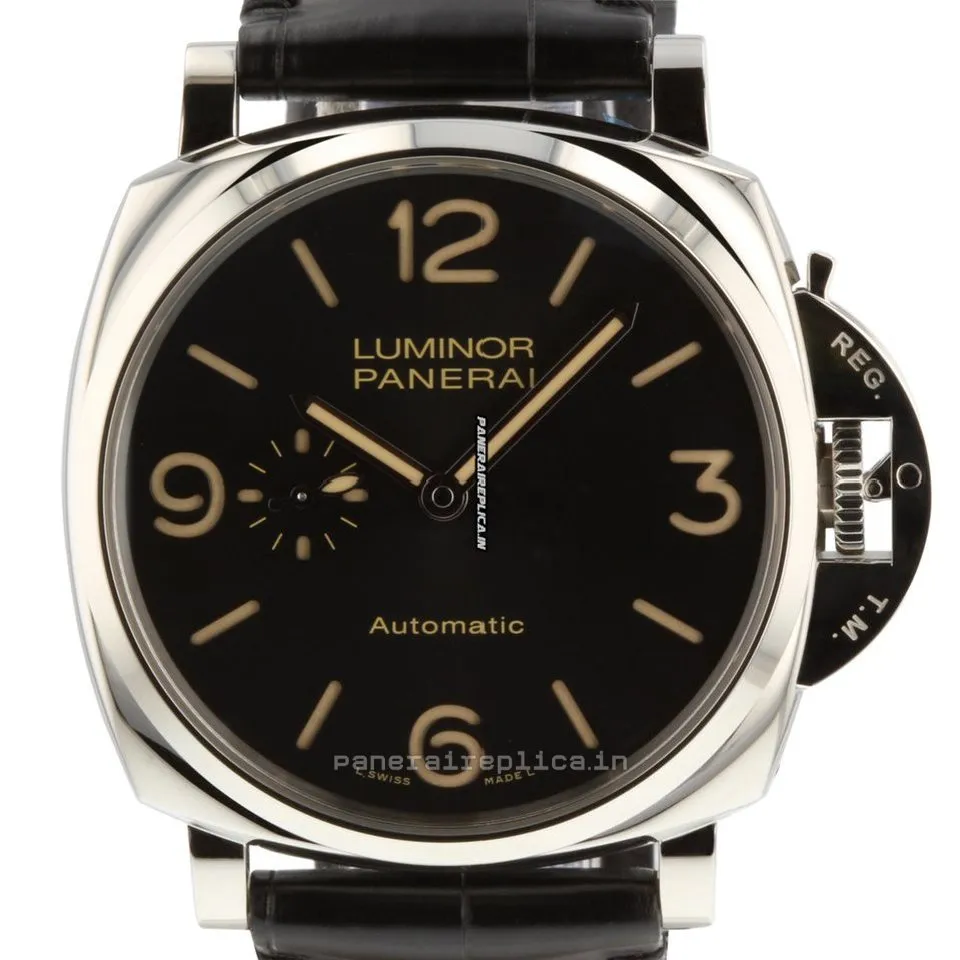 Alternative view of Awesome Knockoff Panerai Luminor Due 45mm Steel Case Mens/unisex Automatic Watch