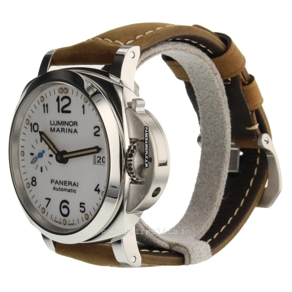 Alternative view of Superb Copy Panerai Luminor Marina 42mm Steel Case Mens/unisex Automatic Watch