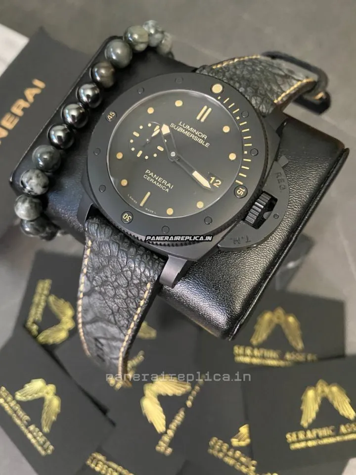 Alternative view of Top Replicas Panerai Special Editions 47mm Ceramic Case Mens/unisex Automatic Watch
