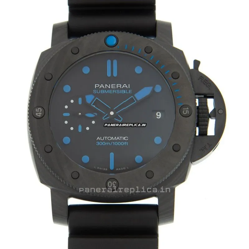 Neat Replica Panerai Luminor Submersible 42mm Carbon Case Mens/unisex Automatic Watch