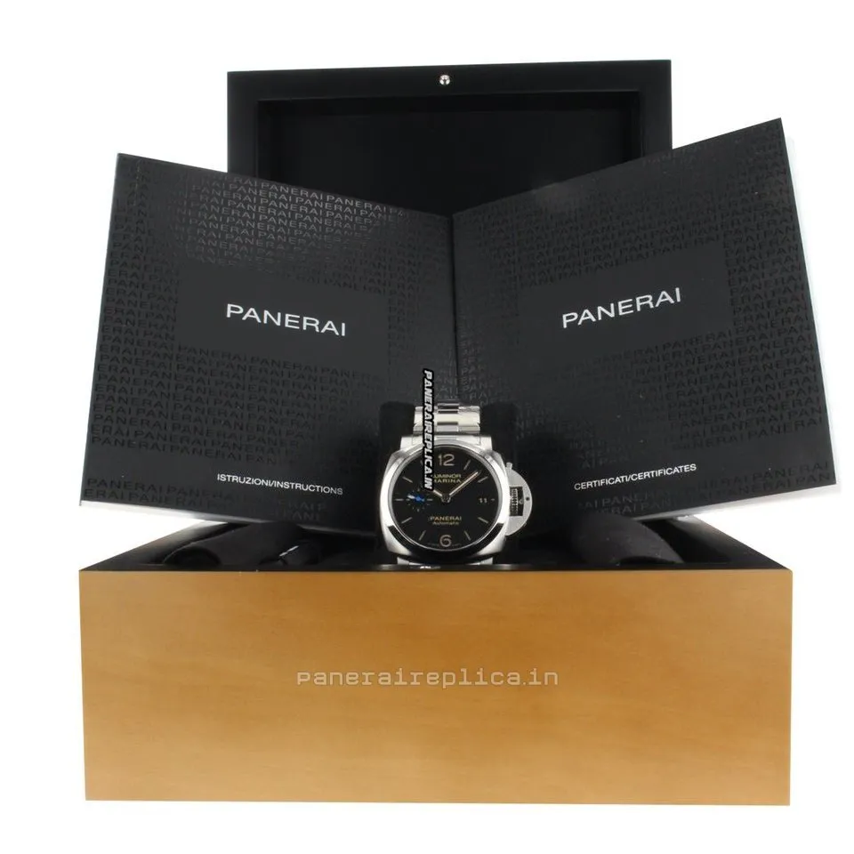 Alternative view of Wonderful Copies Panerai Luminor Marina 42mm Steel Case Mens/unisex Automatic Watch