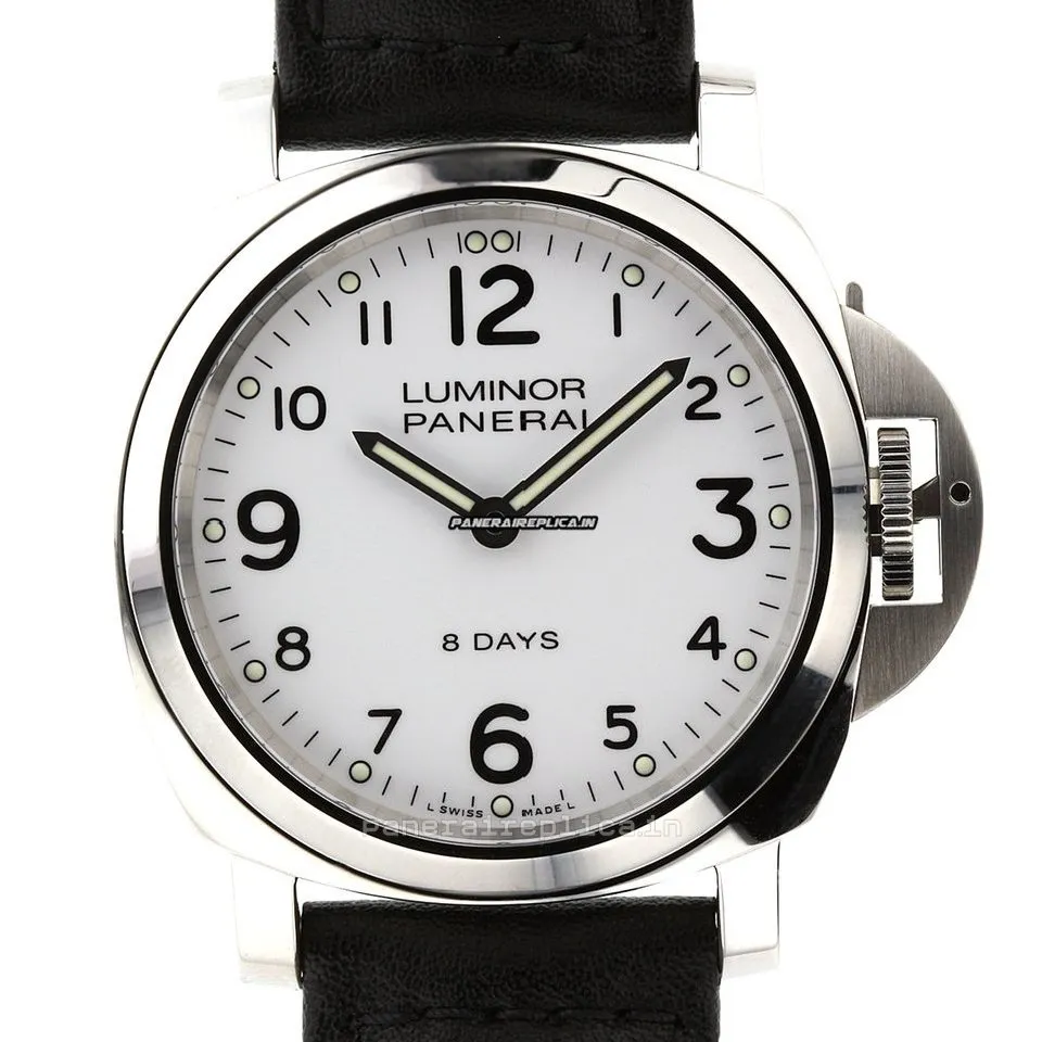 Alternative view of Beautiful Clone Panerai Luminor Base 44mm Steel Case Mens/unisex Manual Winding Watch