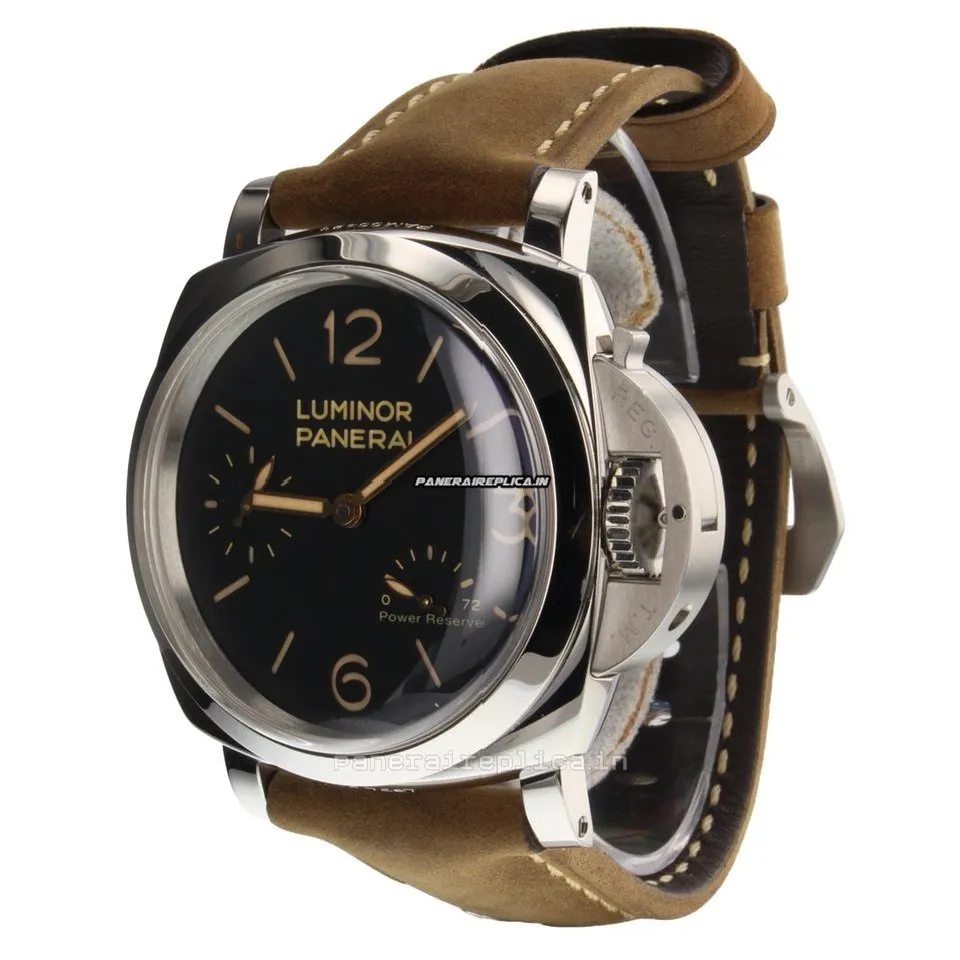 Alternative view of Recommend Replica Panerai Luminor 1950 47mm Steel Case Mens/unisex Manual Winding Watch