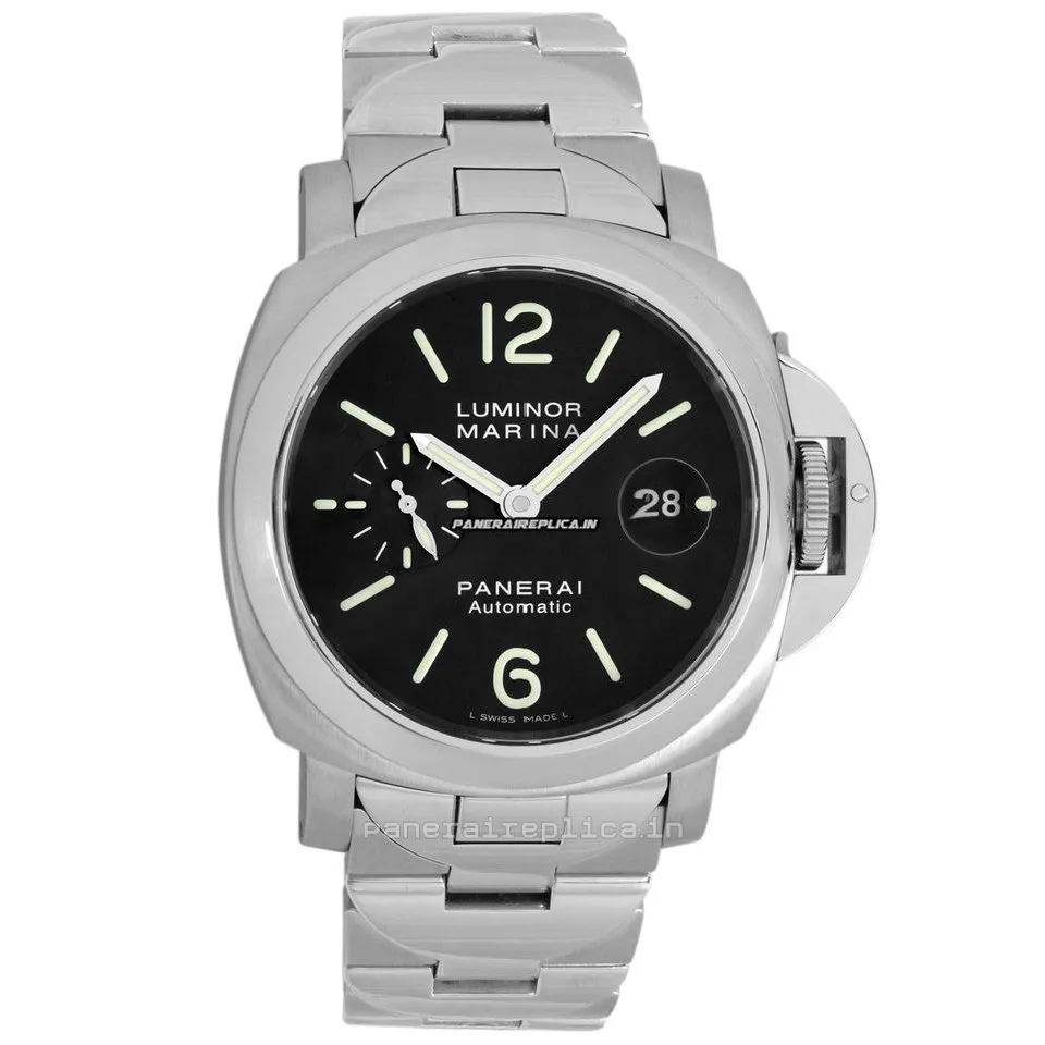 Defect Replicas Panerai Luminor Marina 44mm Steel Case Automatic Watch