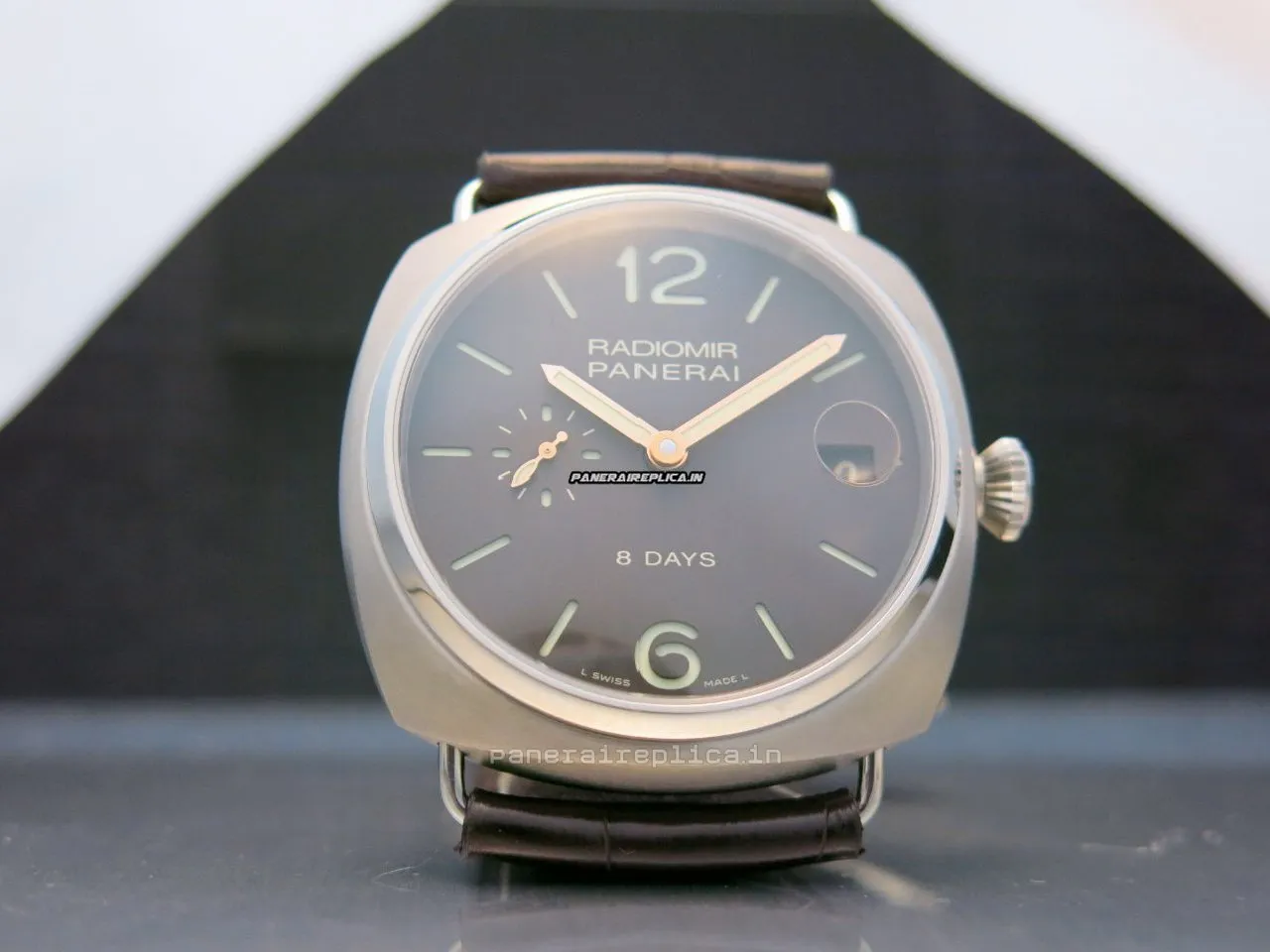 Alternative view of Cool Replica Panerai Radiomir 8 Days Gmt 45mm Titanium Case Mens/unisex Manual Winding Watch
