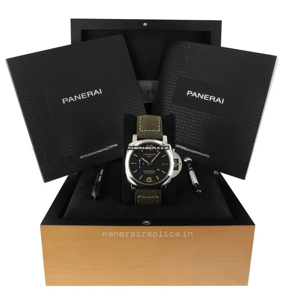 Alternative view of Swiss Clone Panerai Luminor 1950 42mm Steel Case Mens/unisex Automatic Watch