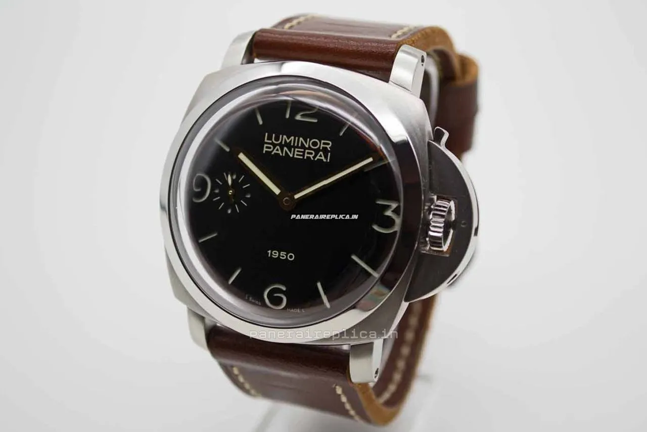 Alternative view of Suitable Replica Panerai Special Editions 47mm Steel Case Mens/unisex Manual Winding Watch