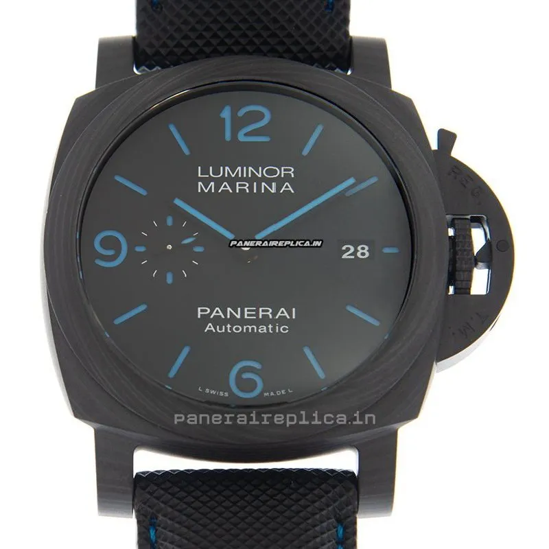 Nice Replica Panerai Panerai Watches 44mm Carbon Case Mens/unisex Automatic Watch