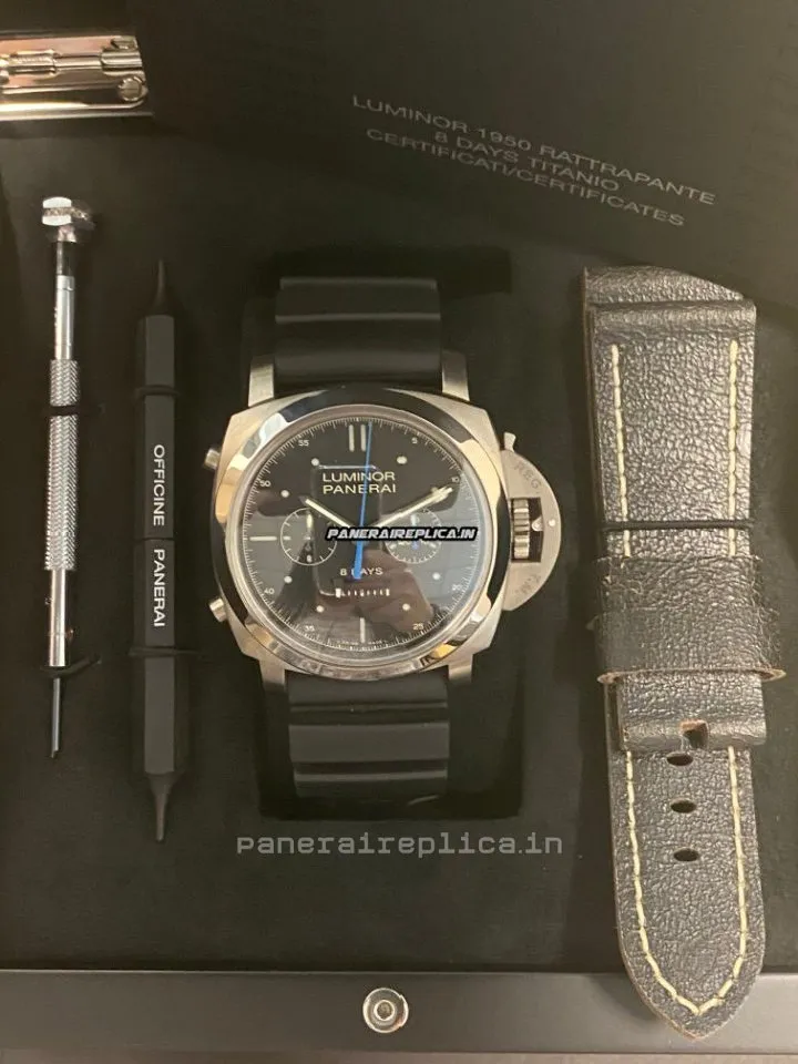 Good Clone Panerai Luminor 1950 47mm Titanium Case Mens/unisex Manual Winding Watch