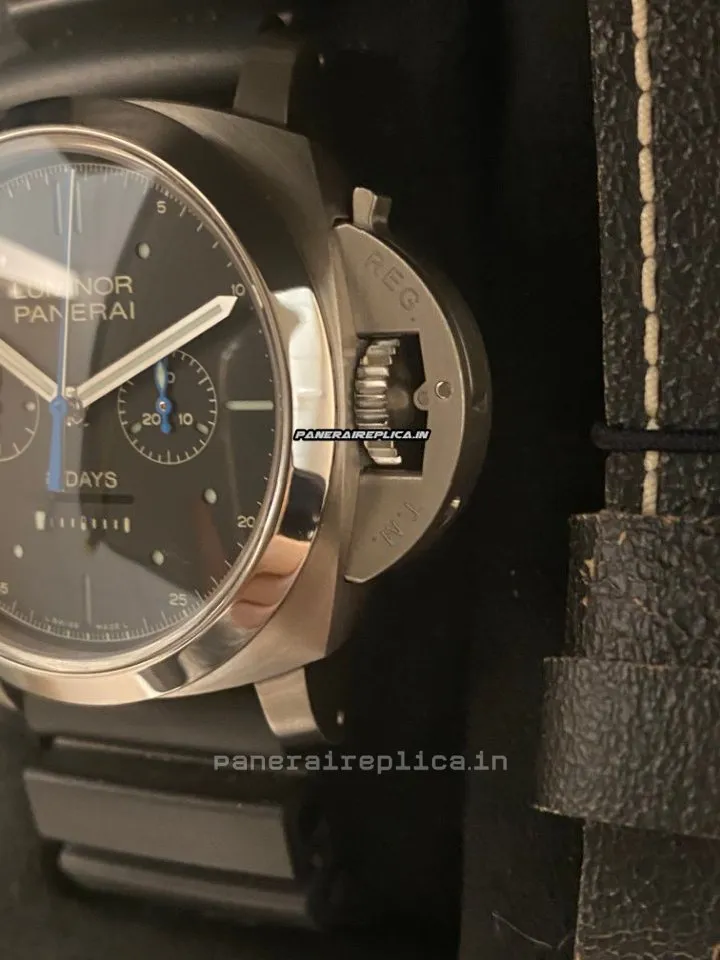 Alternative view of Good Clone Panerai Luminor 1950 47mm Titanium Case Mens/unisex Manual Winding Watch