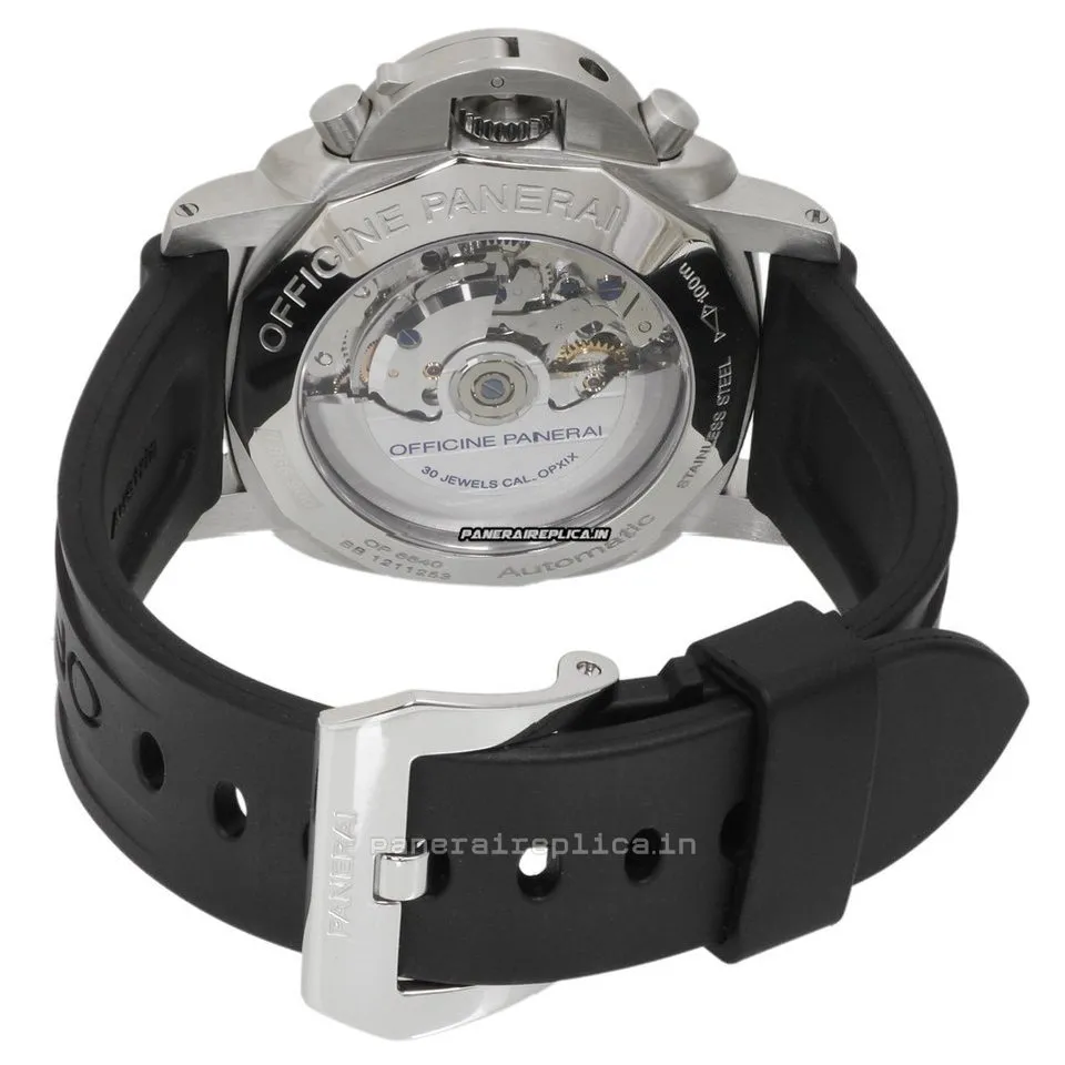 Alternative view of Marvellous Knockoff Panerai Luminor 1950 44mm Steel Case Automatic Watch