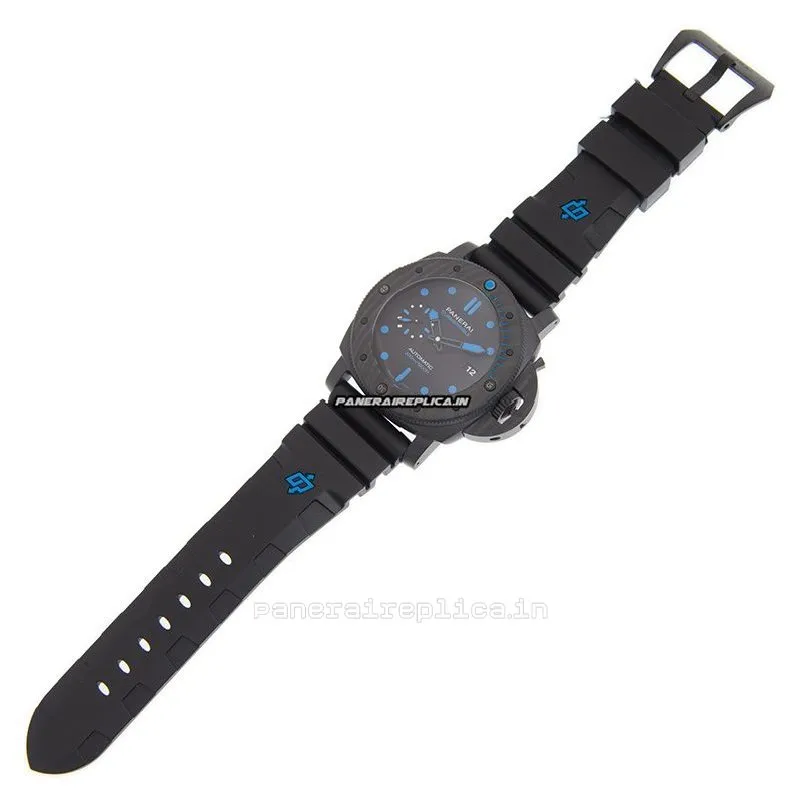 Alternative view of Superior Replicas Panerai Luminor Gmt Automatic 47mm Carbon Case Mens/unisex Automatic Watch
