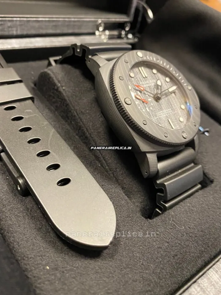 Alternative view of Appealing Clone Panerai Panerai Watches 47mm Carbon Case Mens/unisex Automatic Watch