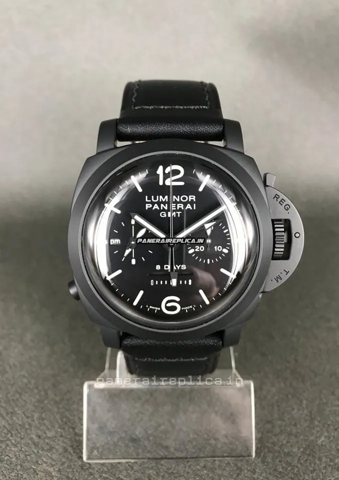 Alternative view of Incredible Replica Panerai Luminor 1950 44mm Ceramic Case Mens/unisex Manual Winding Watch