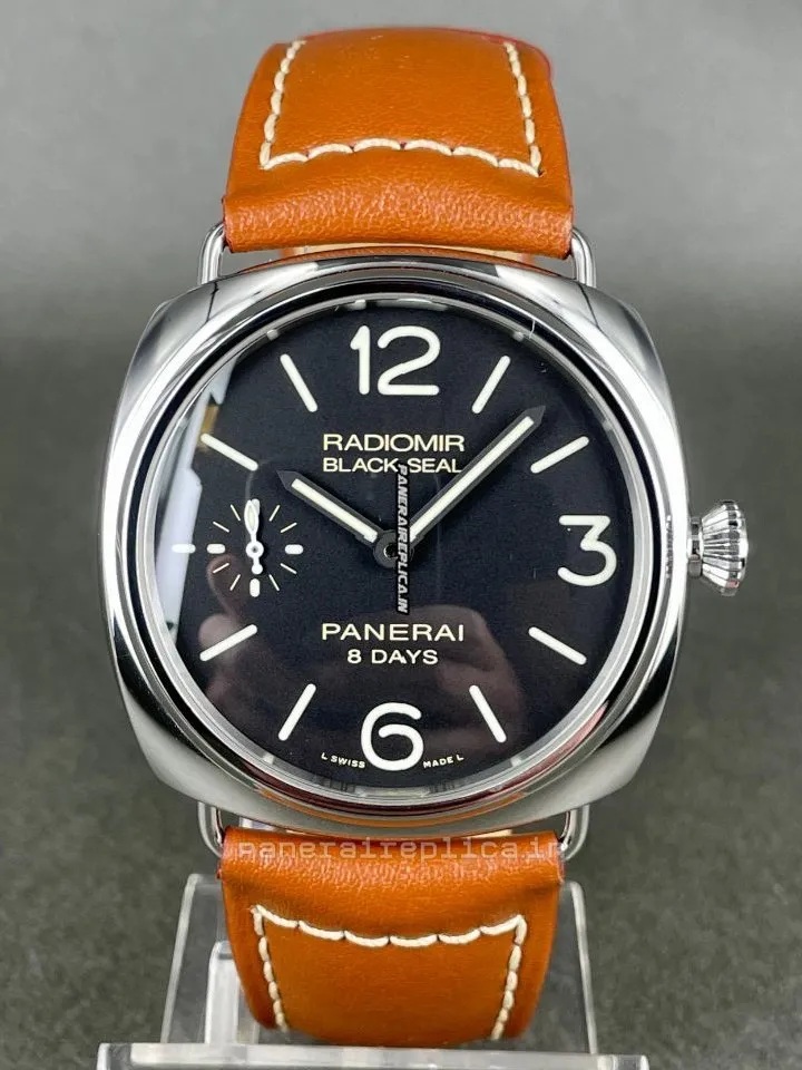 Epic Knockoff Panerai Radiomir 8 Days Gmt 45mm Steel Case Mens/unisex Manual Winding Watch