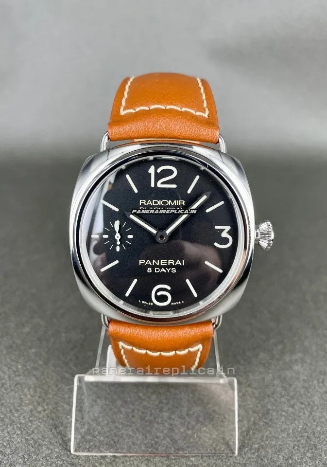 Alternative view of Epic Knockoff Panerai Radiomir 8 Days Gmt 45mm Steel Case Mens/unisex Manual Winding Watch