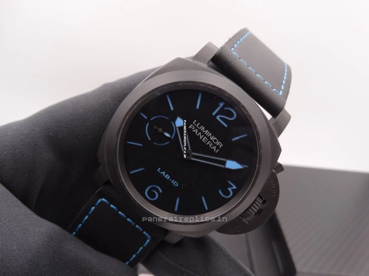 Alternative view of Affordable Clone Panerai Panerai Watches 49mm Carbon Case Mens/unisex Manual Winding Watch