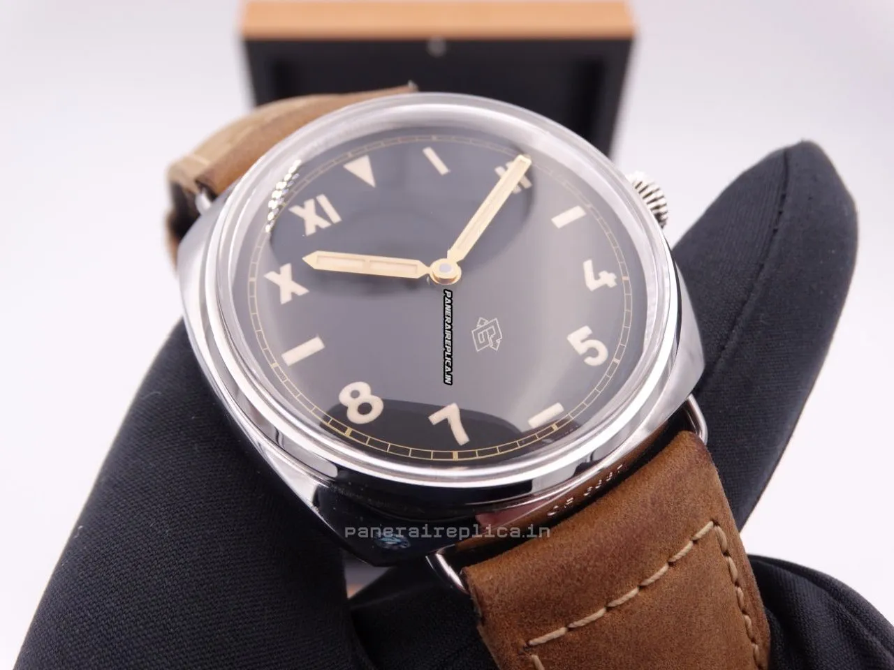 Alternative view of Quality Replica Panerai Radiomir 3 Days Gmt 47mm Steel Case Mens/unisex Manual Winding Watch